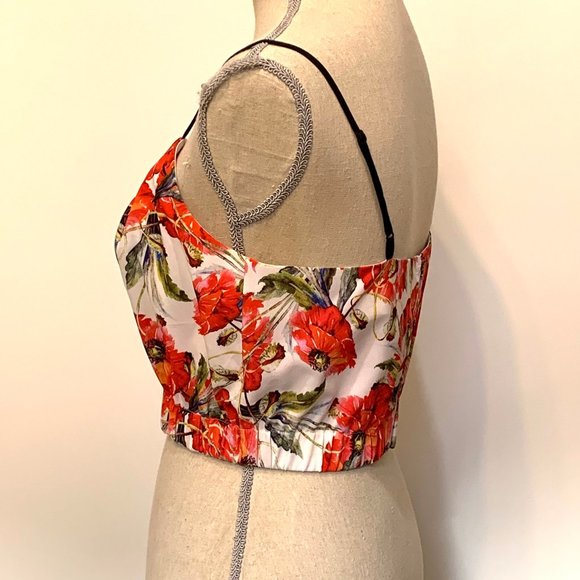 Clover Canyon Frederick Floral Crop Cami Size Medium - Picture 11 of 12